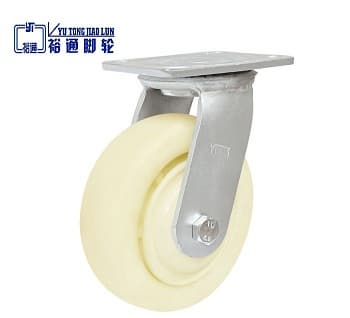 Nylon casters with protecting cover